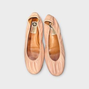 Lanvin Soft Pink Ballet Flats